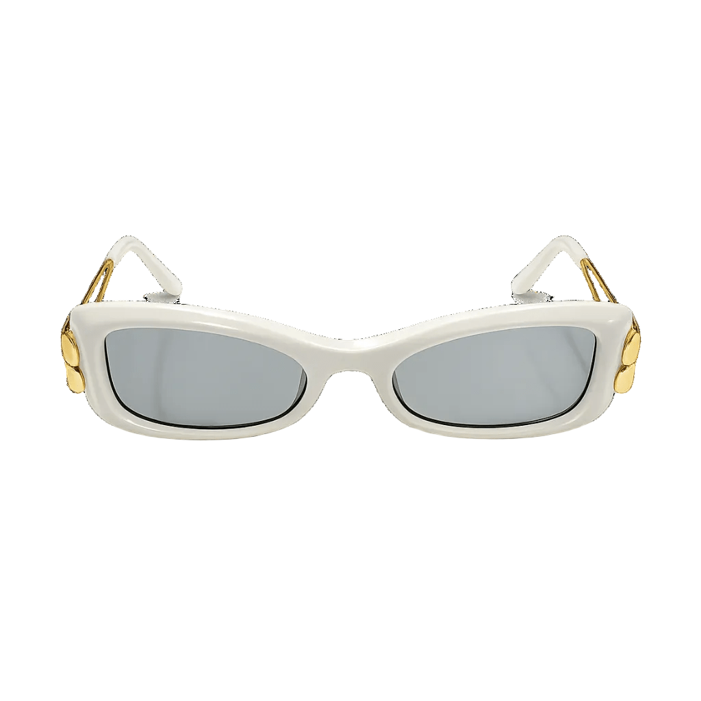 Gentle Monster Sunglasses White 1
