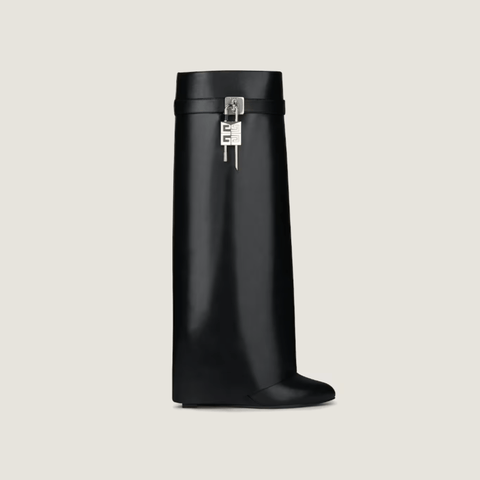 Givenchy Also Available in Wide Fit Shark Lock Boots in Leather - BEAUTY BAR