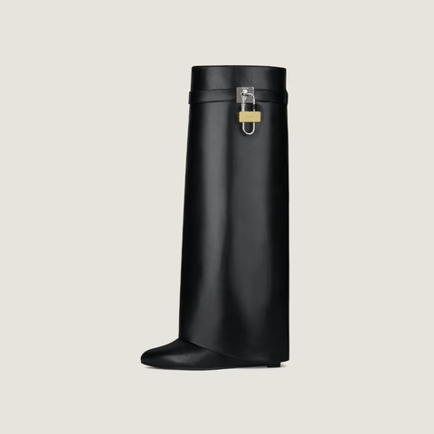 Givenchy Also Available in Wide Fit Shark Lock Boots in Leather - BEAUTY BAR