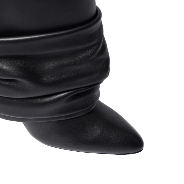 Givenchy Shark Lock Stiletto Leather Knee-High Boots 4