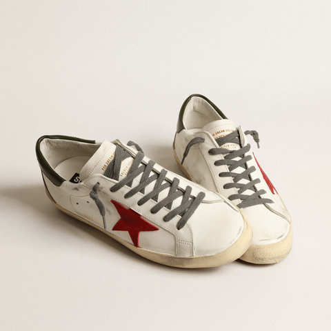 Golden Goose Giày Nam Golden Goose Super-Star 'White'