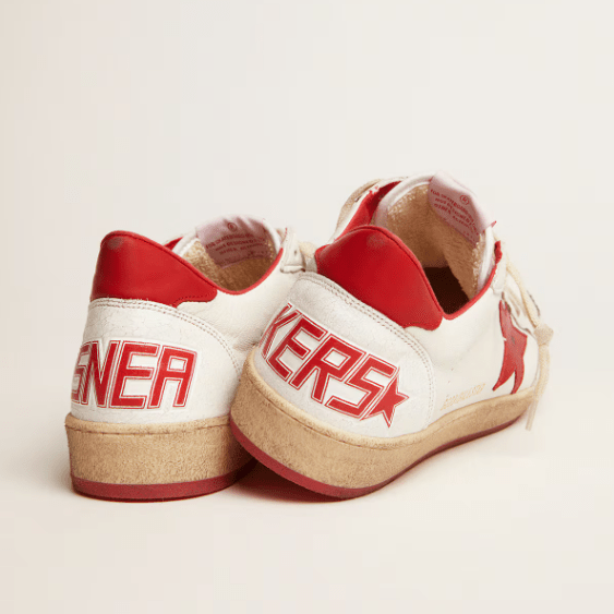 Golden Goose Ball Star in White Leather 5