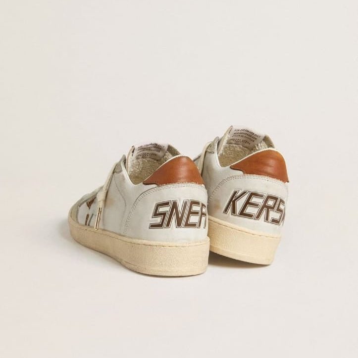 Golden Goose Ball Star With Animal-Print Pony Skin Star 4