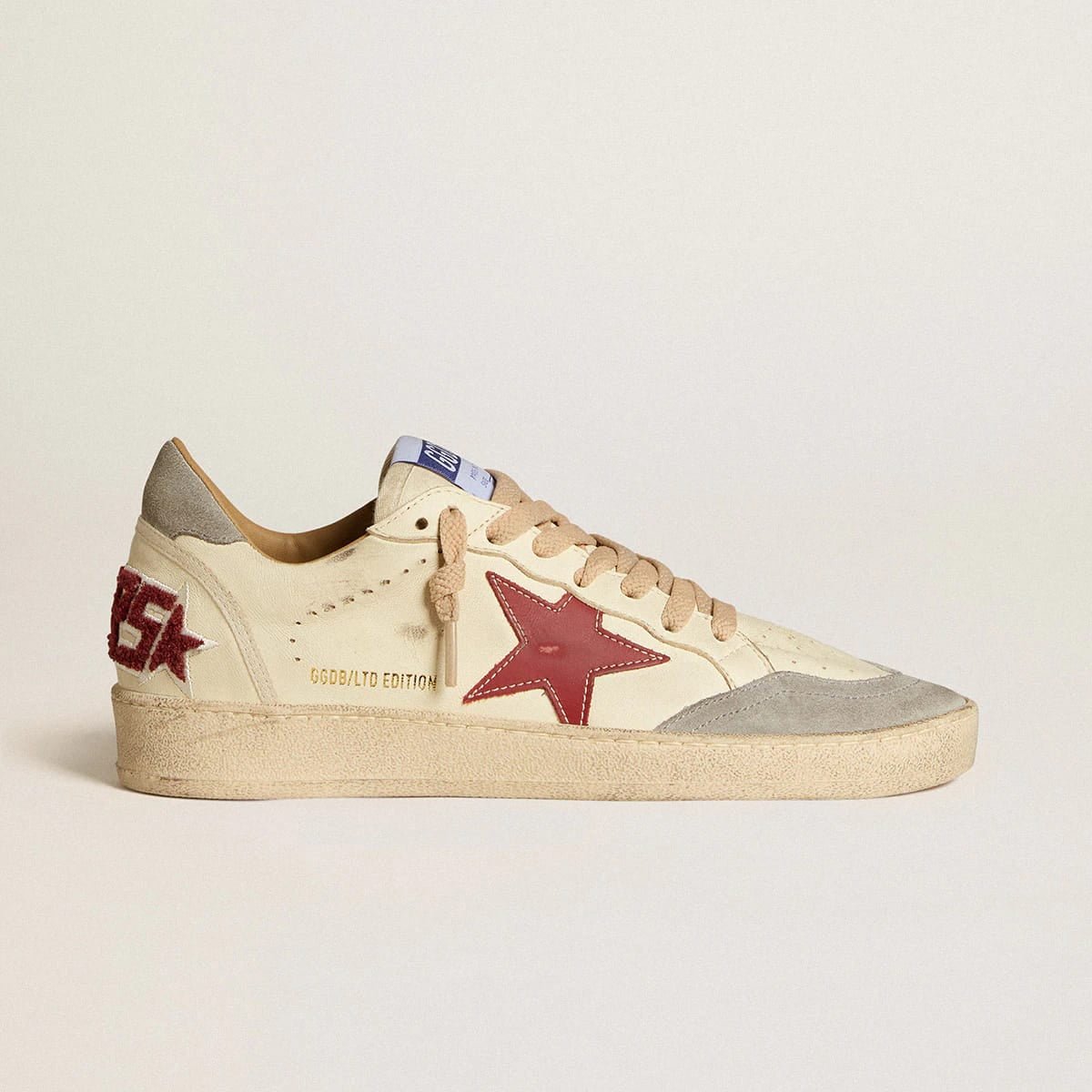 Golden Goose In Nappa With Leather Star And Silver Suede 5