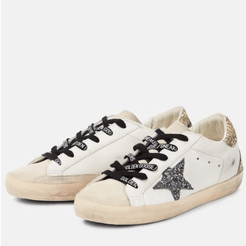Golden Goose Super - Star Glitter Sneakers - BEAUTY BAR