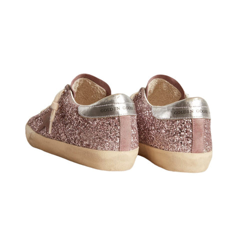 Golden Goose Super - Star Glitter Suede - Trimmed Sneakers - BEAUTY BAR