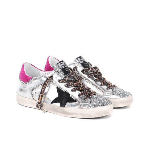 Golden Goose Superstar Seather Sneakers - BEAUTY BAR