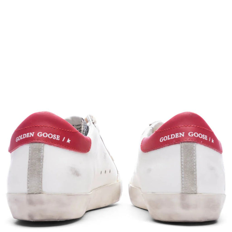 Golden Goose Superstar Sneaker Swarovski Crystal In White/Red/Silver In Multi 4