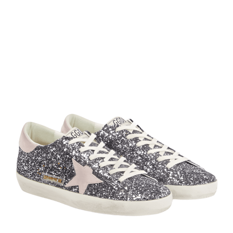 Golden Goose Women's Metallic Super - Star Glitter Sneakers - BEAUTY BAR