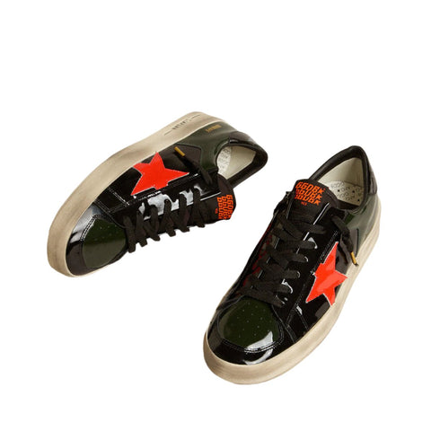 Golden Goose Women's Stardan LAB In Black Patent Leather - BEAUTY BAR