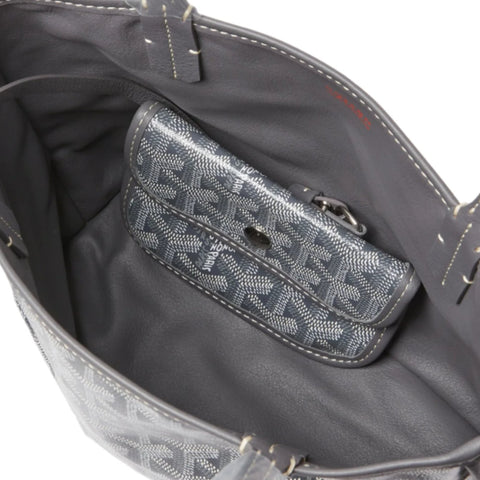 Goyard Grey Anjou Mini Tote With Pouch - BEAUTY BAR