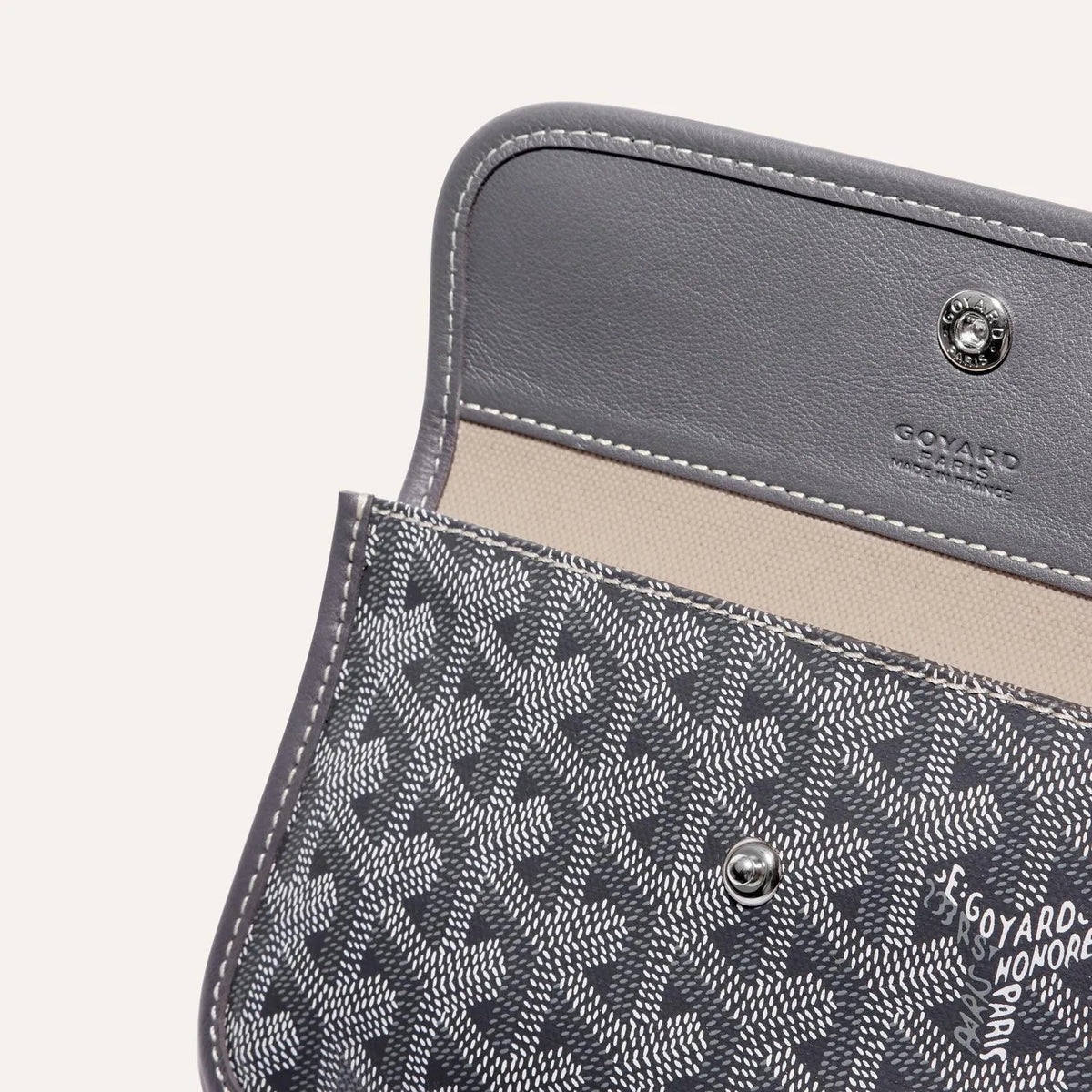 Goyard Saint Louis MM Bag Tote With Pochette Grey 7