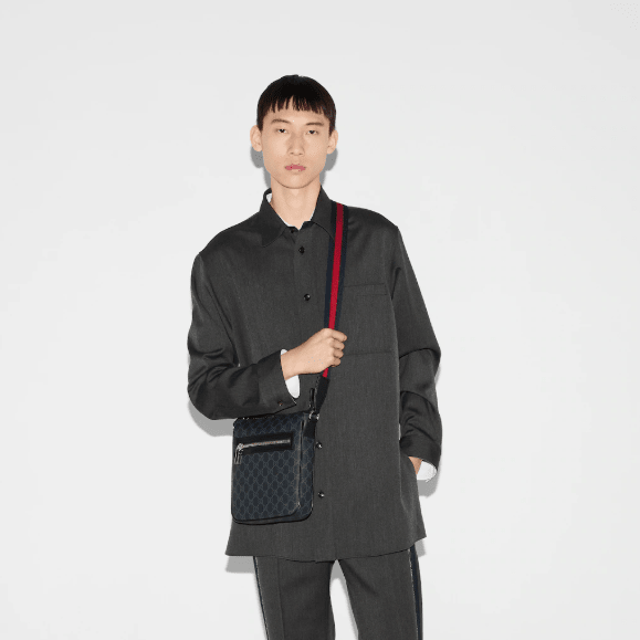 Gucci GG Black Small Messenger Bag 4