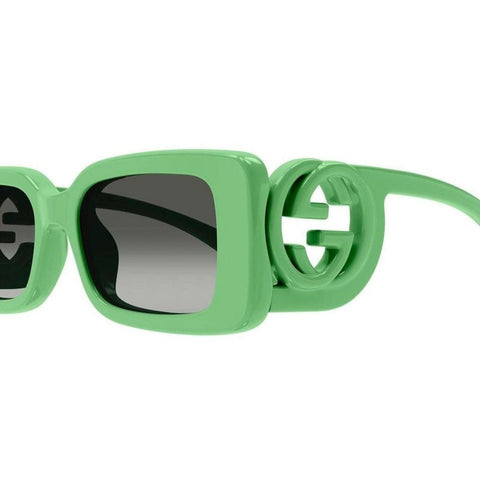 Gucci GG Green Gradient Rectangle Unisex Sunglasses - BEAUTY BAR