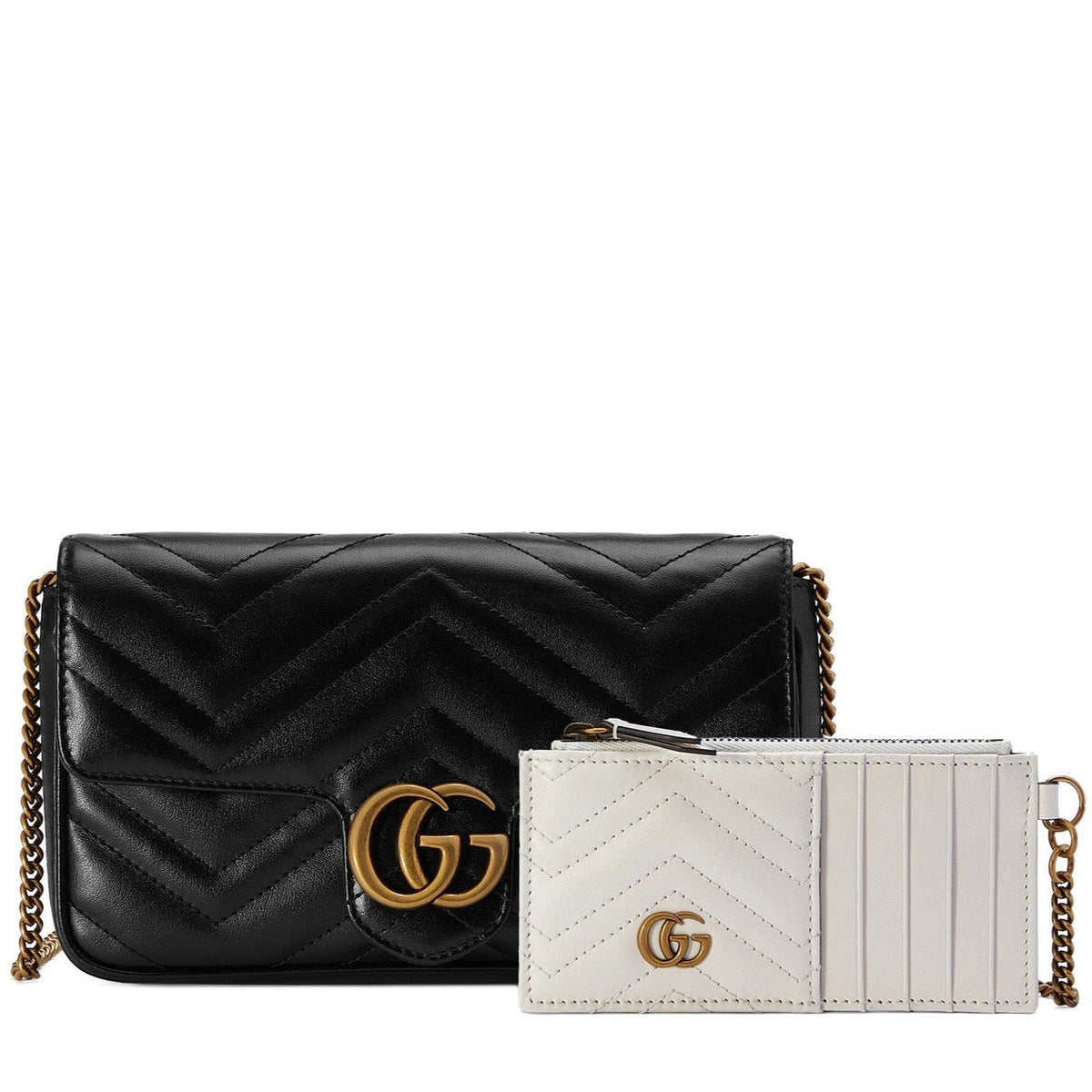 Gucci GG Marmont Leather Wallet On Chain 6