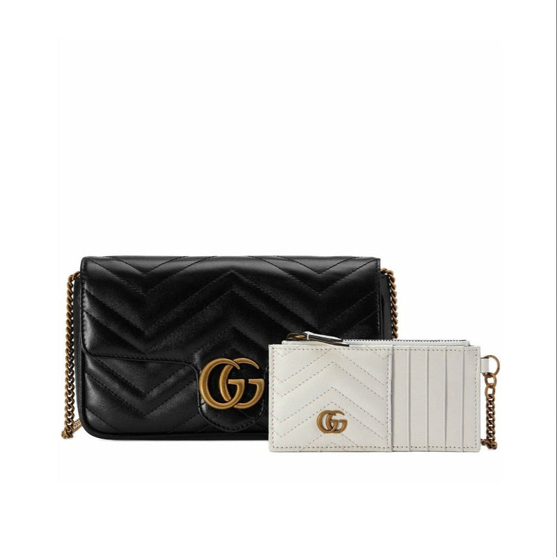 Gucci GG Marmont Leather Wallet On Chain