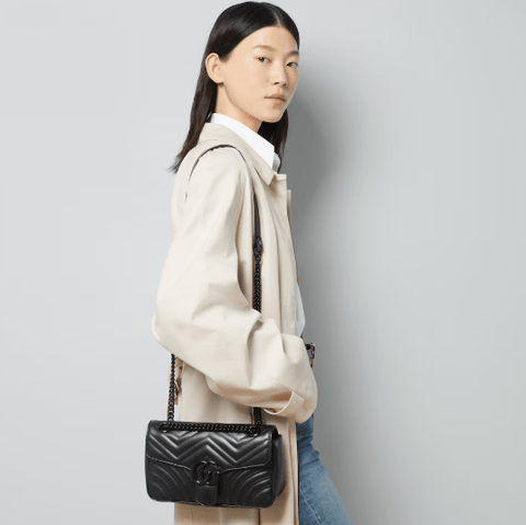 Gucci GG Marmont Medium Shoulder Bag - BEAUTY BAR