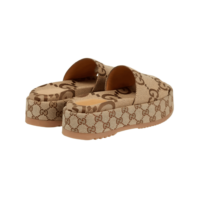 Gucci GG Maxi Canvas Platform Slides 6