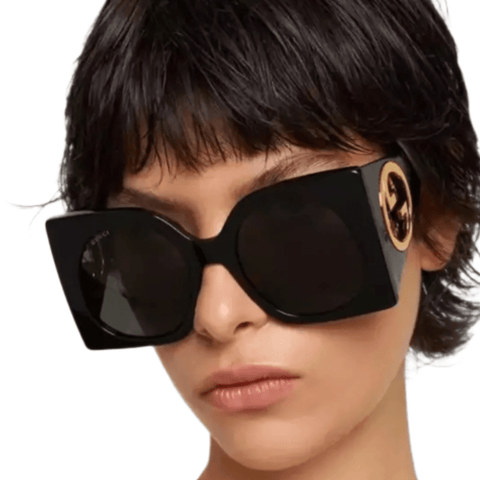 Gucci GG Prestige Black Sunglasses - BEAUTY BAR