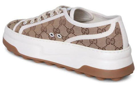 Gucci GG Sneaker 'Interlocking G - Beige' - BEAUTY BAR