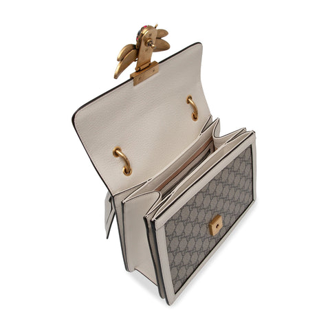 Gucci GG Supreme Coated Canvas/Leather Queen Margaret Small Top Handle Bag - BEAUTY BAR