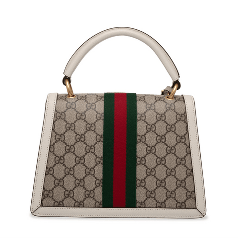Gucci GG Supreme Coated Canvas/Leather Queen Margaret Small Top Handle Bag - BEAUTY BAR