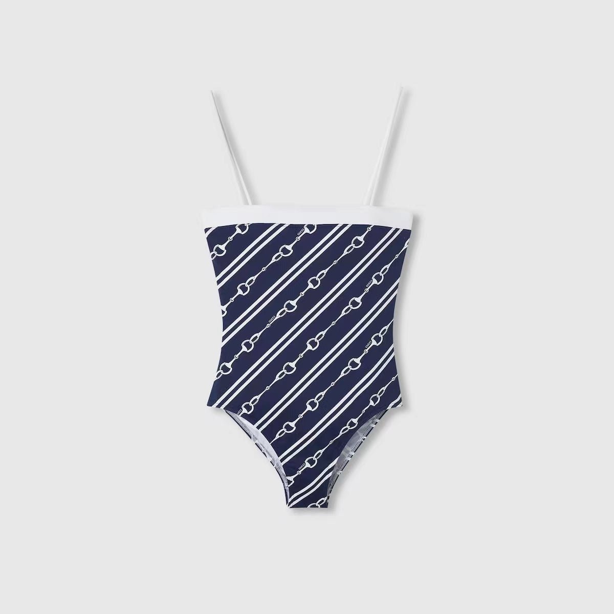 Gucci Horsebit Print Sparkling Jersey Swimsuit 2