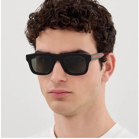 Gucci Iconic Web Stripe Square Sunglasses 5