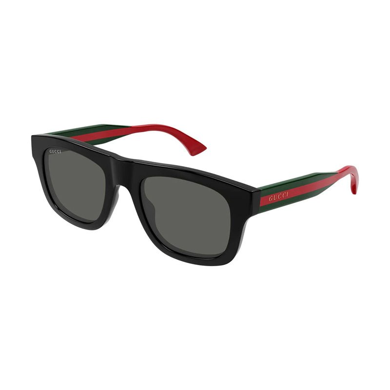 Gucci Iconic Web Stripe Square Sunglasses 1