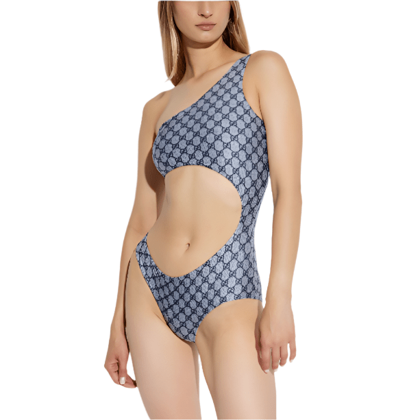 Gucci One Shoulder Swimsuit - Women 1