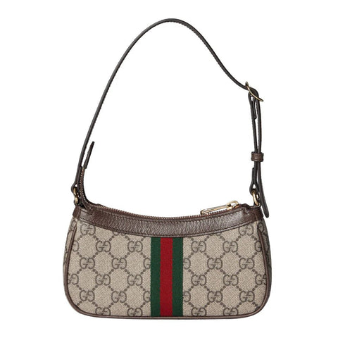 Gucci Ophidia Mini Canvas Shoulder Bag with GG Logo Print - BEAUTY BAR
