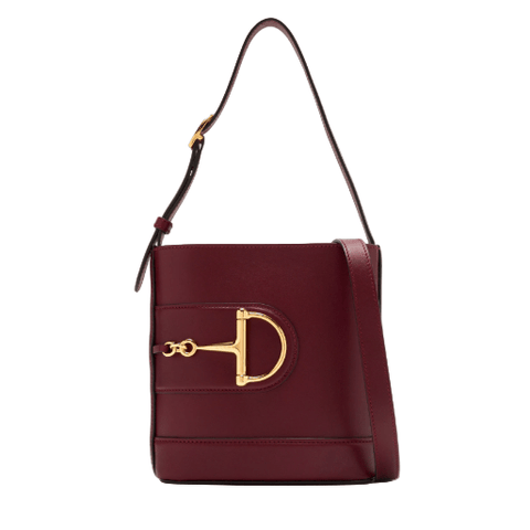 Gucci Small Leather Bucket Bag - BEAUTY BAR