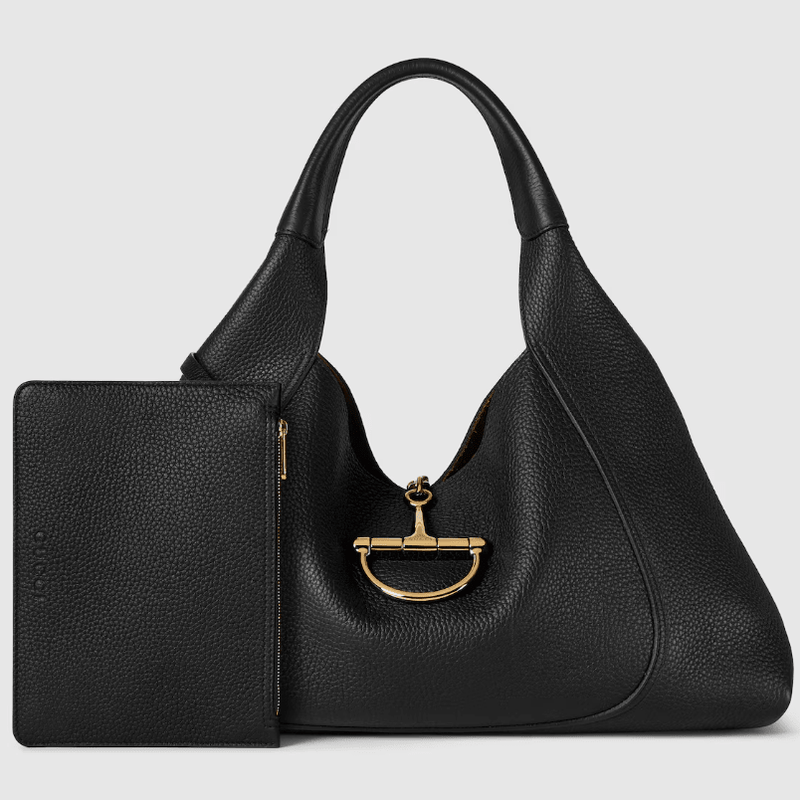 Gucci Softbit Maxi Shoulder Bag Black 3