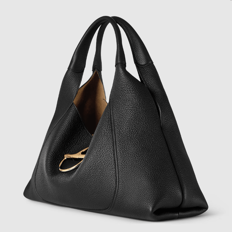 Gucci Softbit Maxi Shoulder Bag Black 6