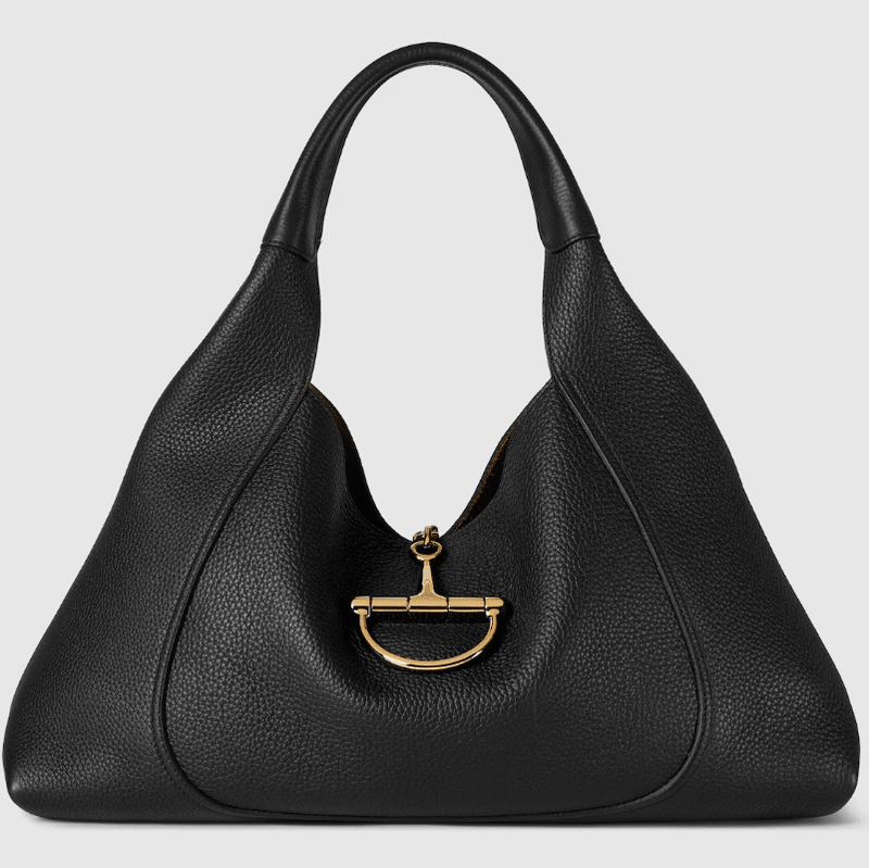 Gucci Softbit Maxi Shoulder Bag Black