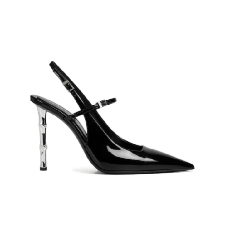Gucci Stiletto Heel Pumps – Bamboo Detail Black 3
