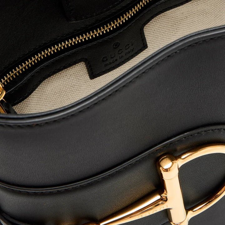 Gucci Women's Black Mini Leather Bucket Bag 4