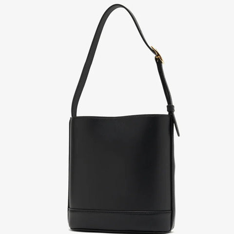Gucci Women's Black Mini Leather Bucket Bag - BEAUTY BAR