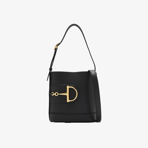 Gucci Women's Black Mini Leather Bucket Bag