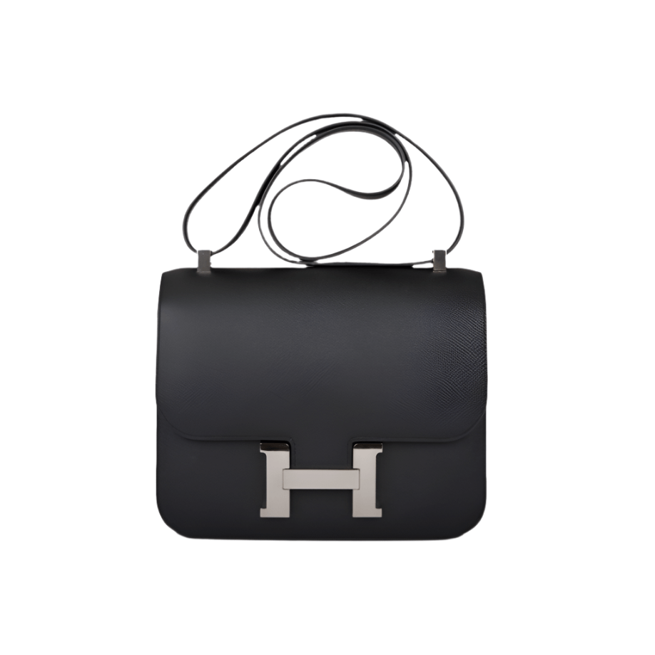 Hermès Bag Constance 24 Black Epsom Palladium 1