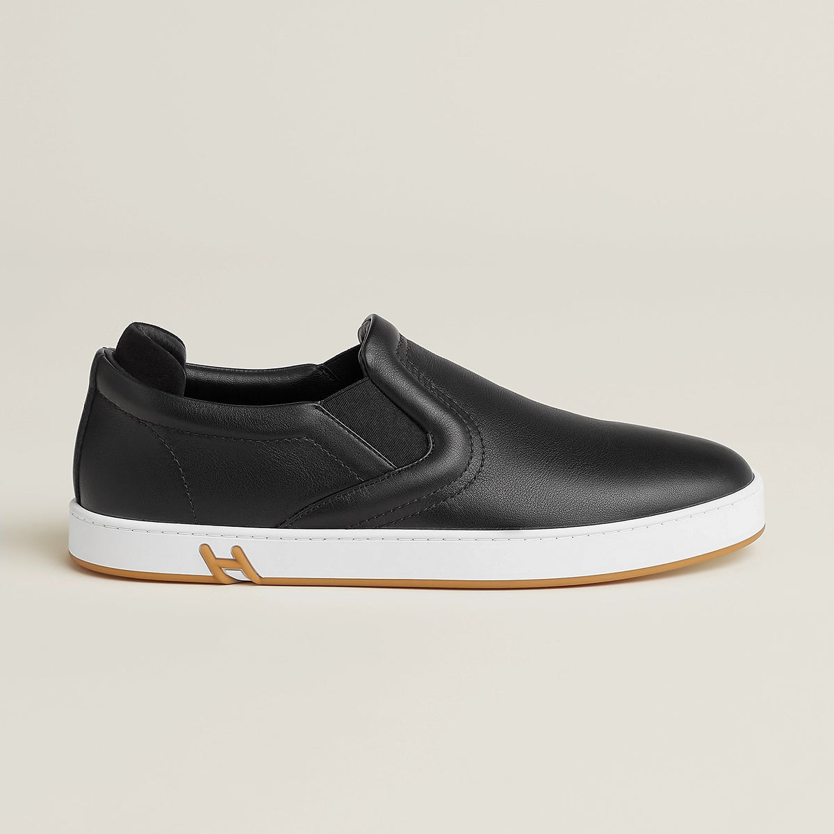 Hermès Belgium Lucky Slip-On Sneaker - Black 2
