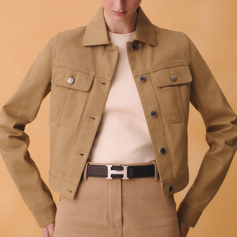 Hermès Belt Buckle & Reversible Leather Safari / Noir - BEAUTY BAR