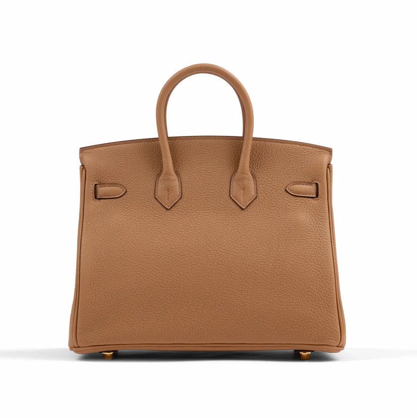 Hermès Birkin 25 Biscuit in Togo Leather With Gold Hardware 3
