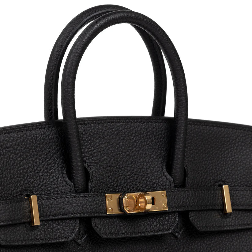 Hermès Birkin 25 Black in Togo Leather With Gold Hardware 3