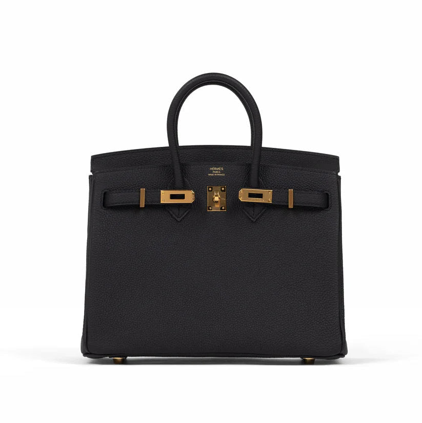 Hermès Birkin 25 Black in Togo Leather With Gold Hardware 2