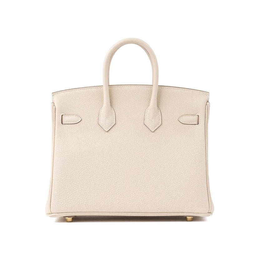 Hermes Birkin 25 Craie in Togo Leather with Gold Hardware 5