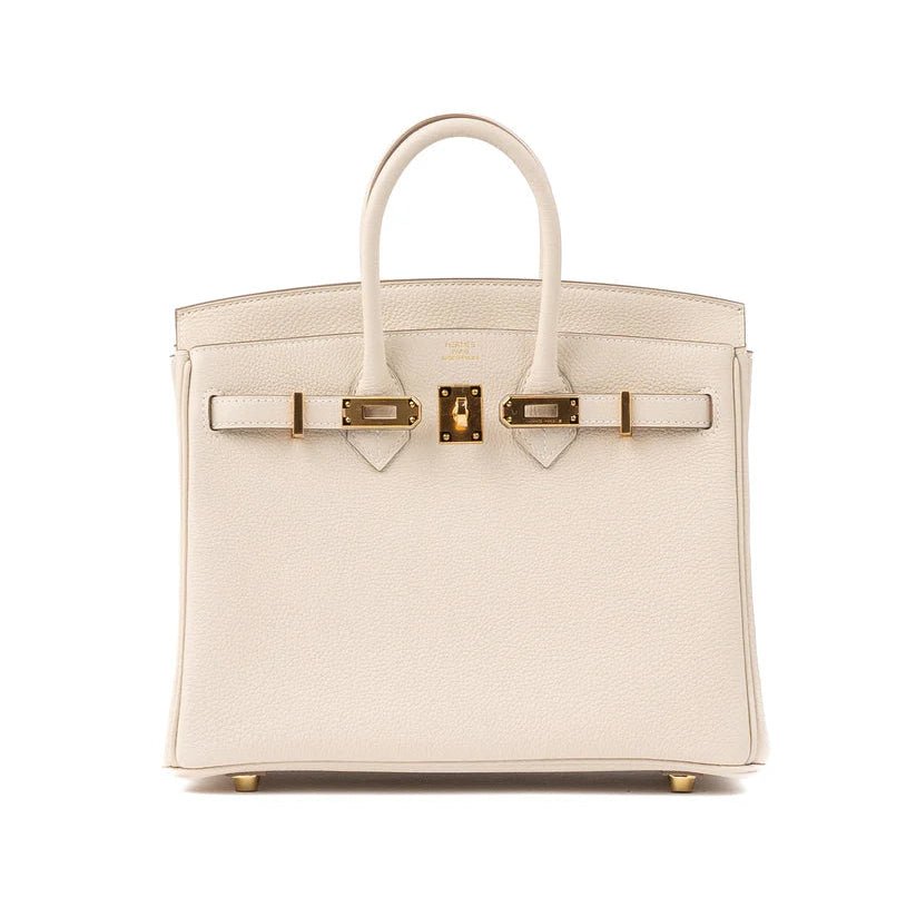 Hermes Birkin 25 Craie in Togo Leather with Gold Hardware 2