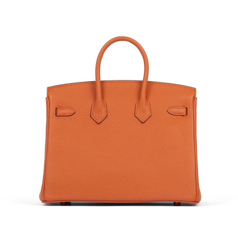 Hermes Birkin 25 Orange in Togo Leather with Gold Hardware 3