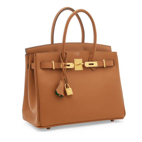 Hermès Birkin 35 cm Handbag in Gold Togo Leather - BEAUTY BAR