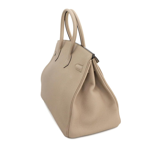 Hermès Birkin 35 Handbag in Gris Tourterelle Khaki - BEAUTY BAR